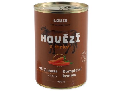 Konzerva LOUIE hovězí  s mrkví 400g