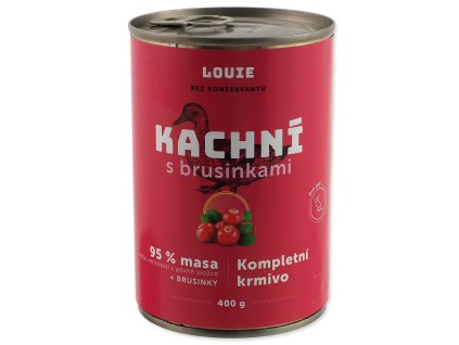 Canned LOUIE duck with cranberries 400g