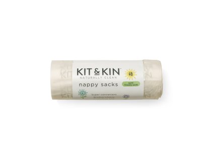 Vrecká na plienky kompostovateľné 60 ks KIT & KIN