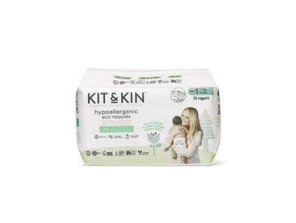 Plienky EKO veľkosť 1 38 ks KIT & KIN