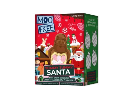 Figurină de cacao Moș Crăciun 100 g MOO GRATUIT