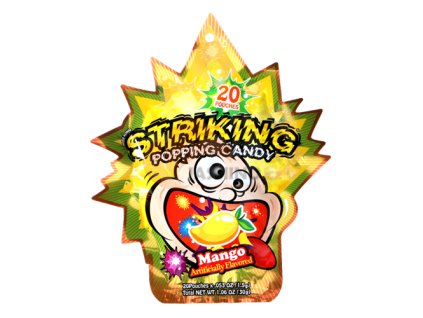 STRIKING Popping Candy - Mango - Strip 30g
