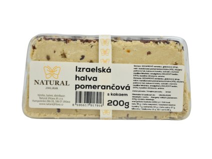 Halva Israel orange with cocoa - Natural 200g