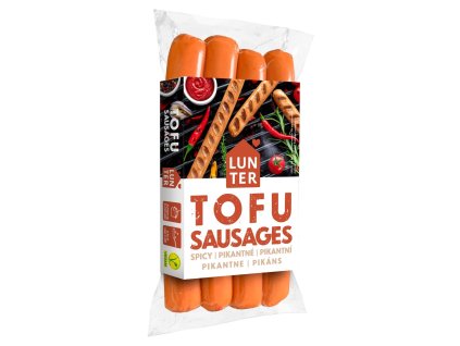 Würste wuchsen. würziger Tofu 200g LUNTER