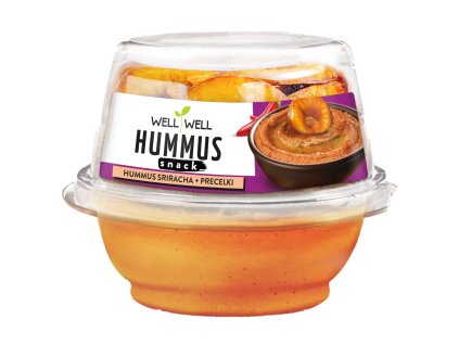 Hummus Sriracha mit Brezeln 120g WELL W.