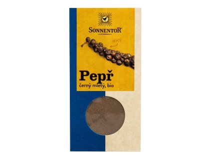 Gemahlener schwarzer Pfeffer 50 g BIO SONNENTOR (S)
