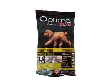 Vzorek OPTIMAnova Dog Adult Mini Digestive Rabbit & Potato GF 100 g