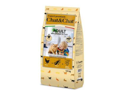 Chat & Chat Expert Adult Pui & Mazare 14 kg