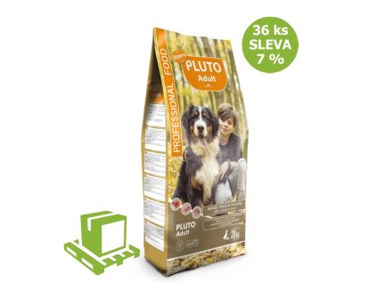 PLUTO Pies Dorosły 20 kg (paleta 36 szt.) RABAT 7%