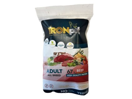Vzorek IRONpet Dog Adult All Breed Beef (Hovězí) 70 g