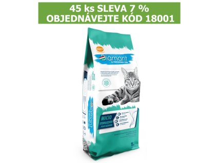 Diamant Cat Micio Sterilised Modrá ryba 15 kg