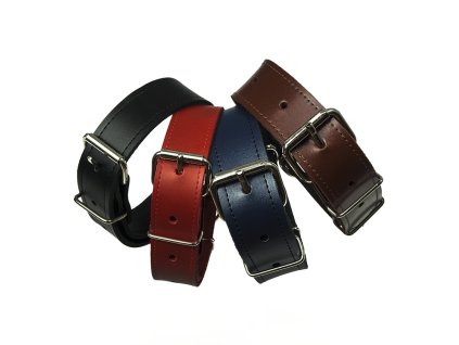 Guler din piele SIMPLE 65 x 3,5 cm