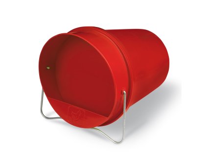 Plastic bucket drinker, red 6 l