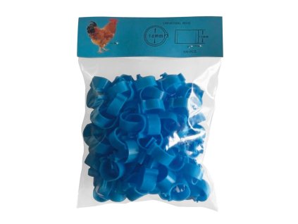 Lock rings 16 mm, blue (100 pcs) DISCOUNT 15%
