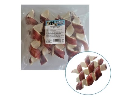 JUKO Snacks spirală de mestecat de rață 16 cm (500 g)