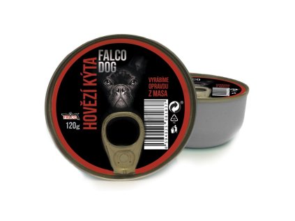 Pulpa de vita FALCO DOG, conserva 120 g