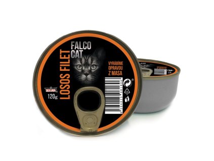 FALCO CAT filet z łososia w puszce 120 g