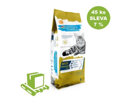 Diamant Cat Micio sterilizált csirke 15 kg (raklap 45 db) KEDVEZMÉNY 7%