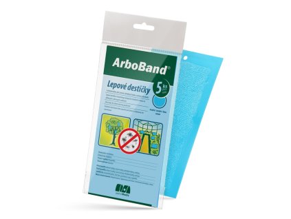 Adhesive plates for flower pots, blue (5 pcs.)