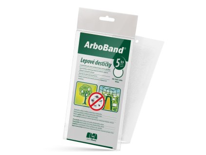 Ragasztólapok virágcserepekhez, fehér (5 db)