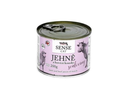 FALCO SENSE Cat kawałki mięśni jagnięciny i wołowiny, konserwa 200 g