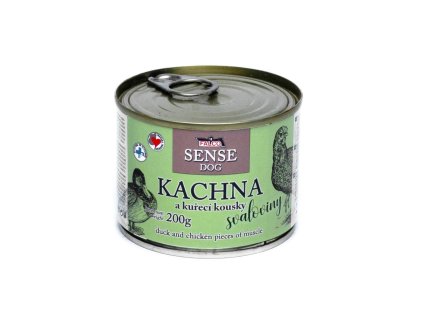 FALCO SENSE Dog kawałki mięśni kaczki i kurczaka, konserwa 200 g