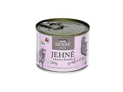 FALCO SENSE Dog lamb and chicken muscle pieces, canned 200 g