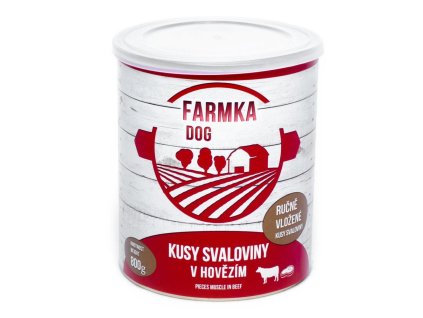 FARMKA Izomhúsos kutya, konzerv 800 g