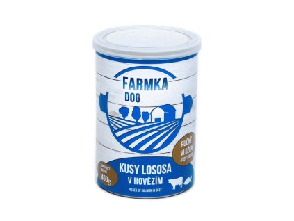 FARMKA Hund mit Lachs, Dose 400 g