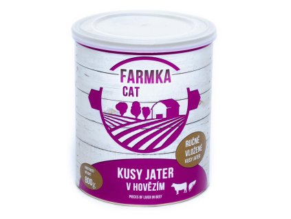 FARMKA Pisica cu ficat, conserva 800 g