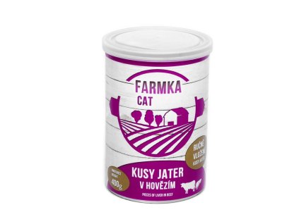 FARMKA Cat s játry, konzerva 400 g