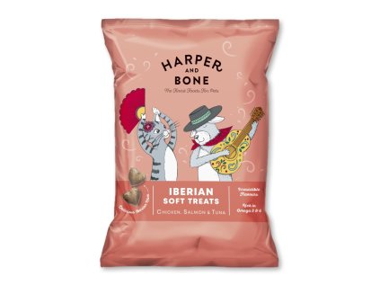 Harper and Bone Cat & Dog Iberian soft treats chicken, salmon and tuna 90 g