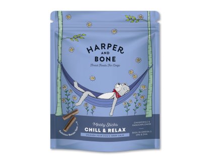 Harper and Bone Mięsne paluszki dla psów łagodzące 75 g