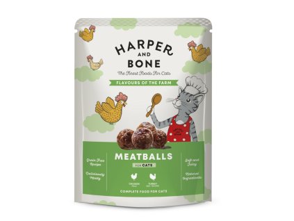 Harper and Bone Cat Farm Flavours, pungă de 85 g