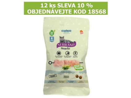 Serrano Snack Cat Oral Care Pui 50 g