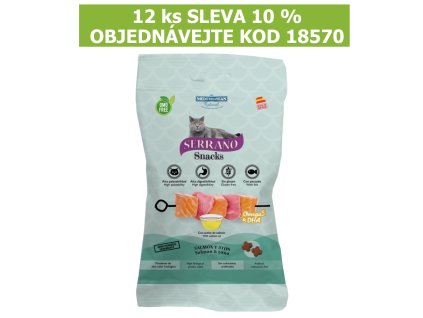 Serrano Snack Cat Omega 3 DHA Salmon 50 g