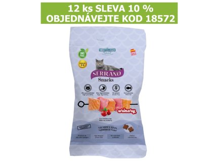 Serrano Snack Cat Urinary Łosoś i Tuńczyk 50 g