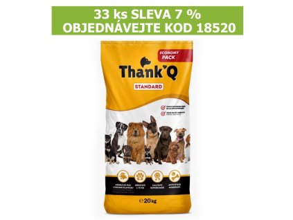 Thank´Q Standard Dog felnőtt csirke 20 kg