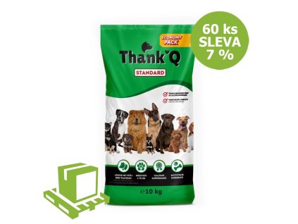 Thank´Q Standard Dog Adult Hovädzie 10 kg (paleta 60 ks) ZĽAVA 7 %