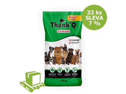 Thank´Q Standard Dog Adult Marhahús 20 kg (raklap 33 db) KEDVEZMÉNY 7%