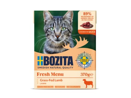 Bozita Cat Chunks in Sauce mit Lamm, Tetrapak 370 g