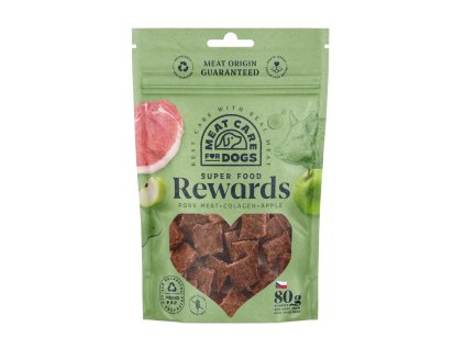 Rewards Carne de porc de câine cu mere și colagen 80 g