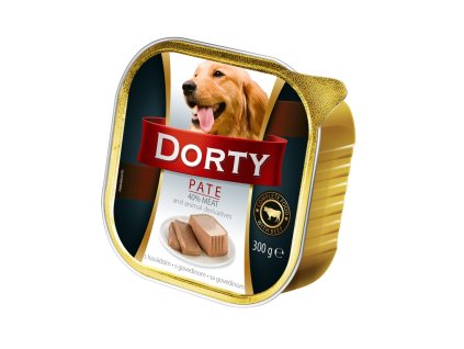 Carne de vită pentru câini DORTY, cuvă 300 g