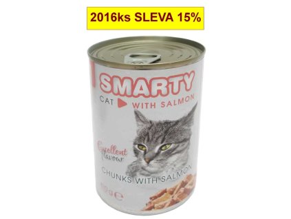 SMARTY Cat Bucăți de somon, la conserva 410 g