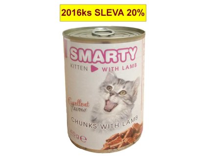 SMARTY Cat Kitten Lamb chunks, canned 410 g