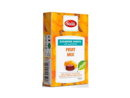 Sugar-free candies Fruit Mix - SULÁ 44g
