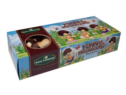 MINI-Pilzknödel mit Milchschokoladenüberzug und Keksen - Miltonas 60g