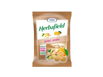 Gyömbéres gyógynövényes cukorkák - HERBAFIELD 75g