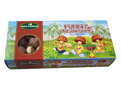 MINI-Champignonköpfe mit Karamellglasur und Keksen - Miltonas 60g
