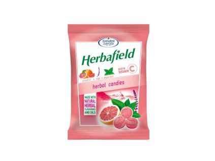 Bylinné cukríky s grapefruitom - HERBAFIELD 75g